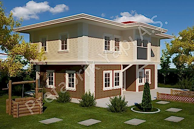 فلل مخططة بالطراز التركي