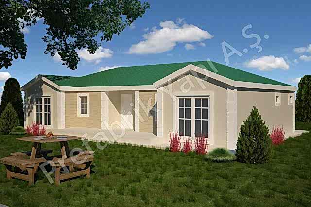 Asos 138 m2 Prefabrik Ev