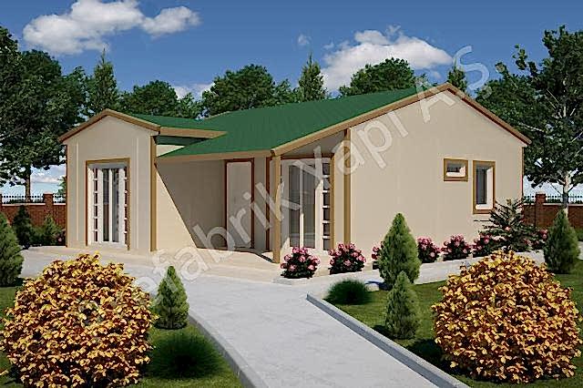 Bergama 69 m2 Prefabrik Ev