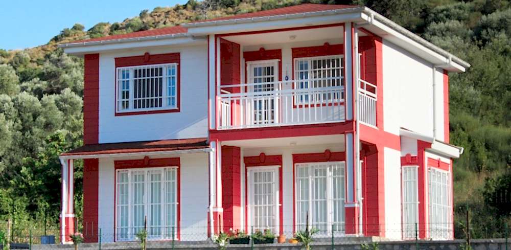 dubleks prefabrik ev