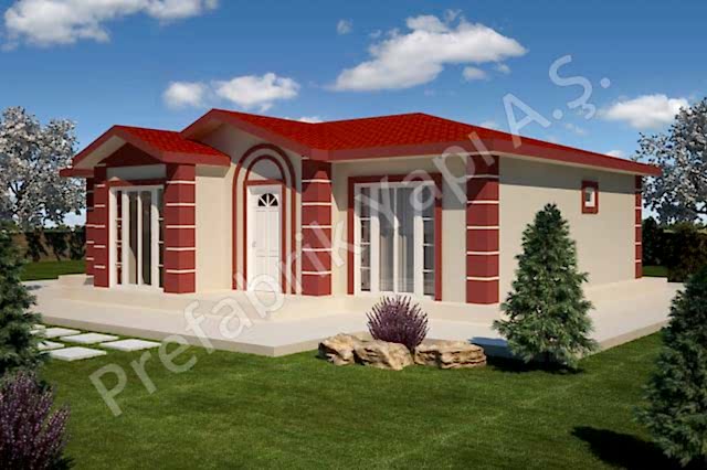 Kapadokya 95 m2 Prefabrik Ev