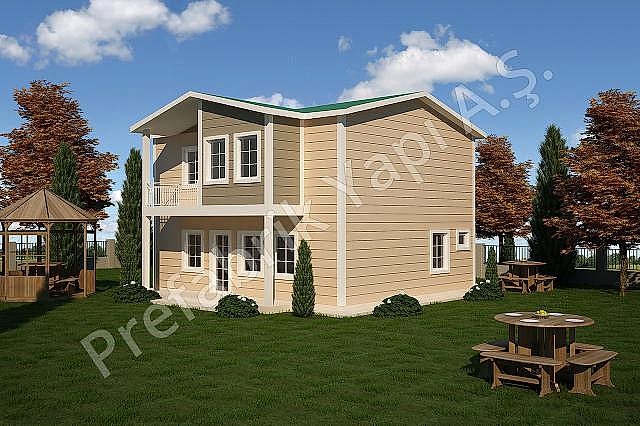 Karagöl 125 m2 Prefabrik Ev