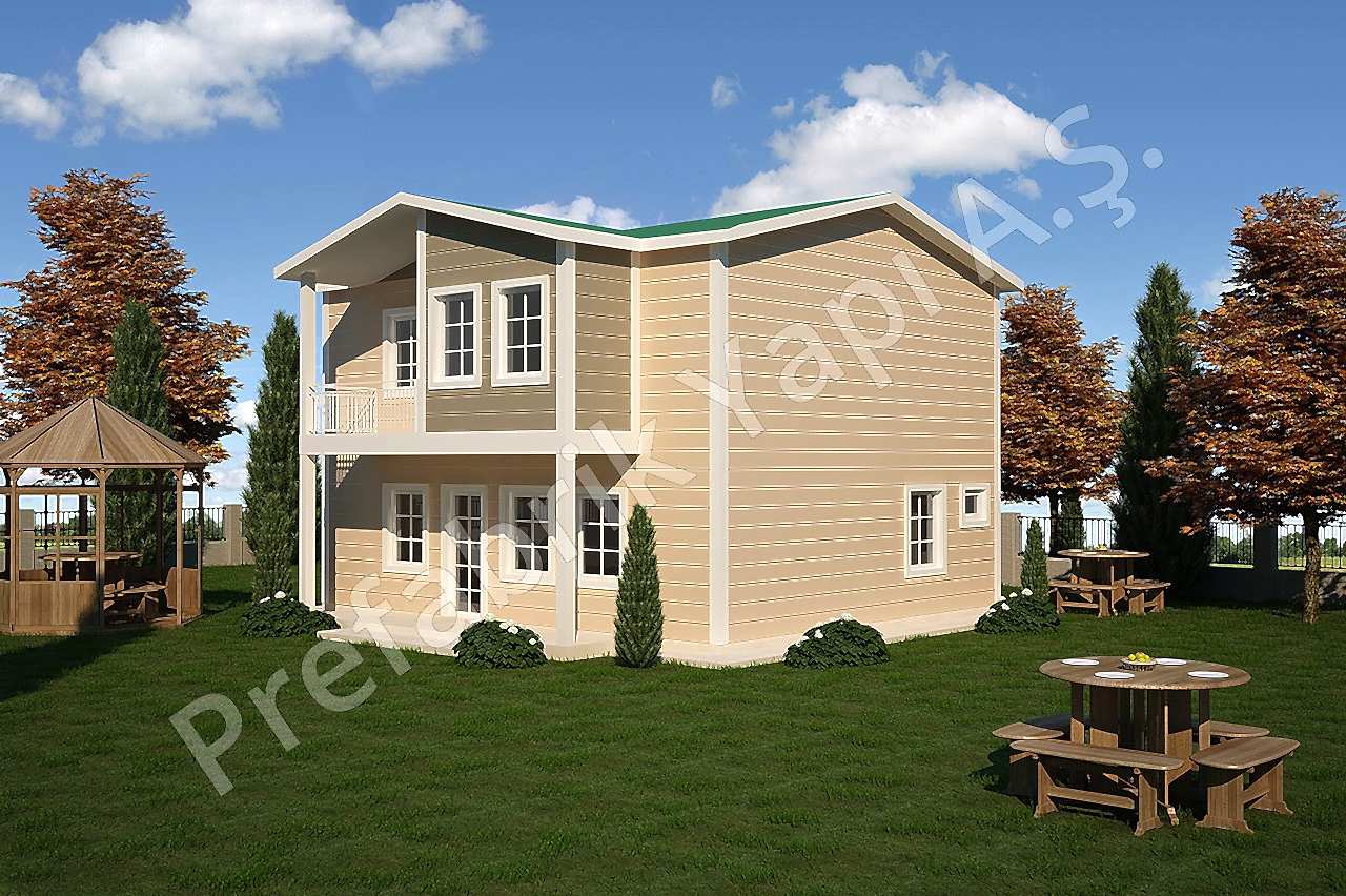 Karagöl 124 m2 1 Prefabrik Ev