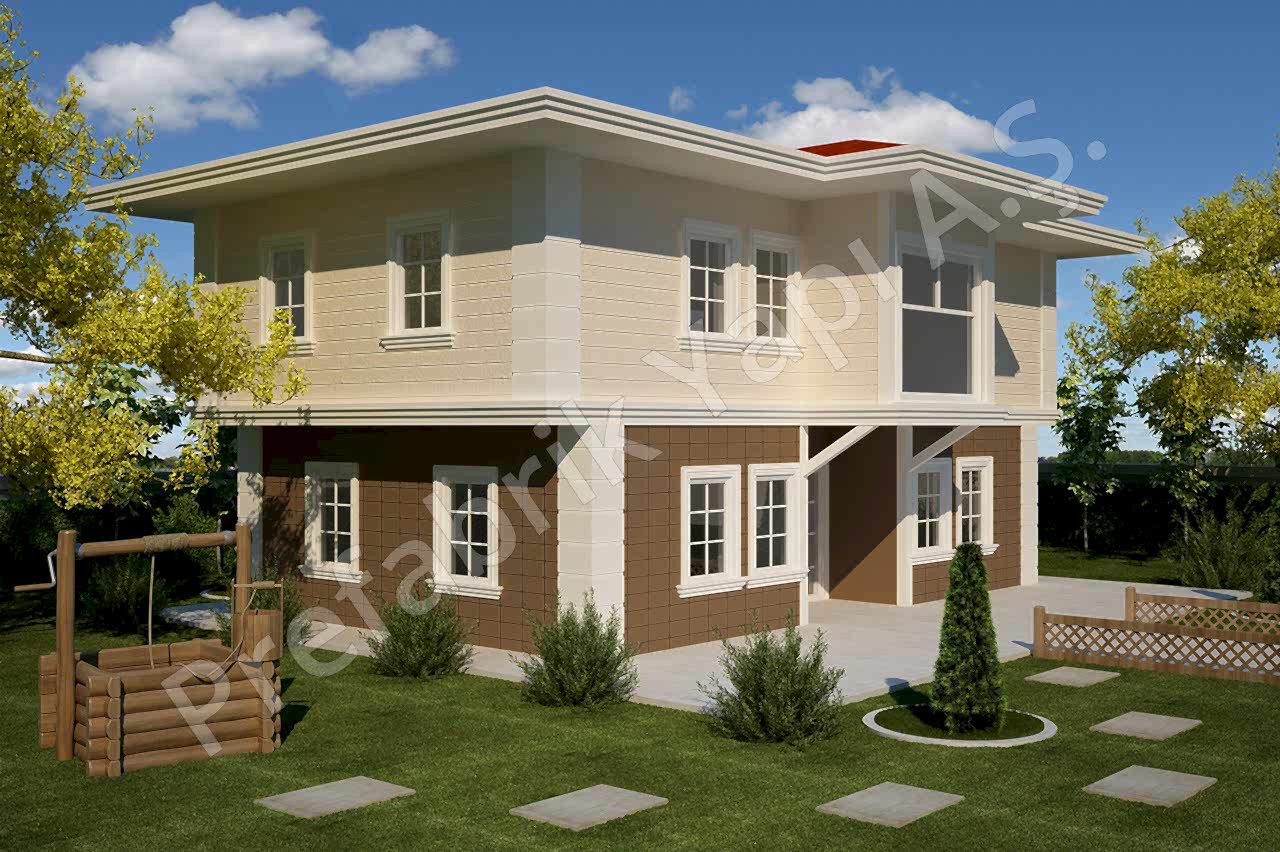 Safranbolu 154 m2 1 Prefabrik Ev