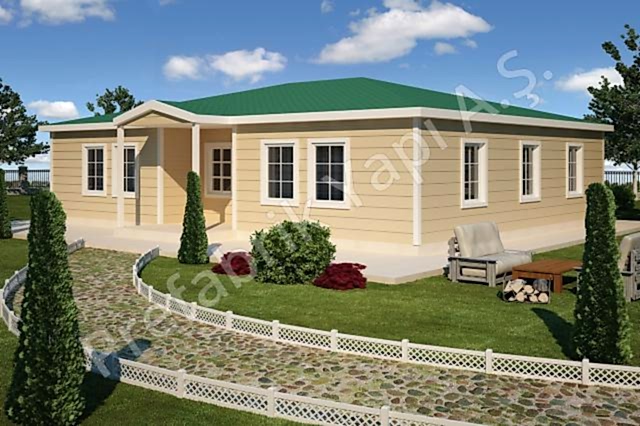 Toros 106 m2 Prefabrik Ev