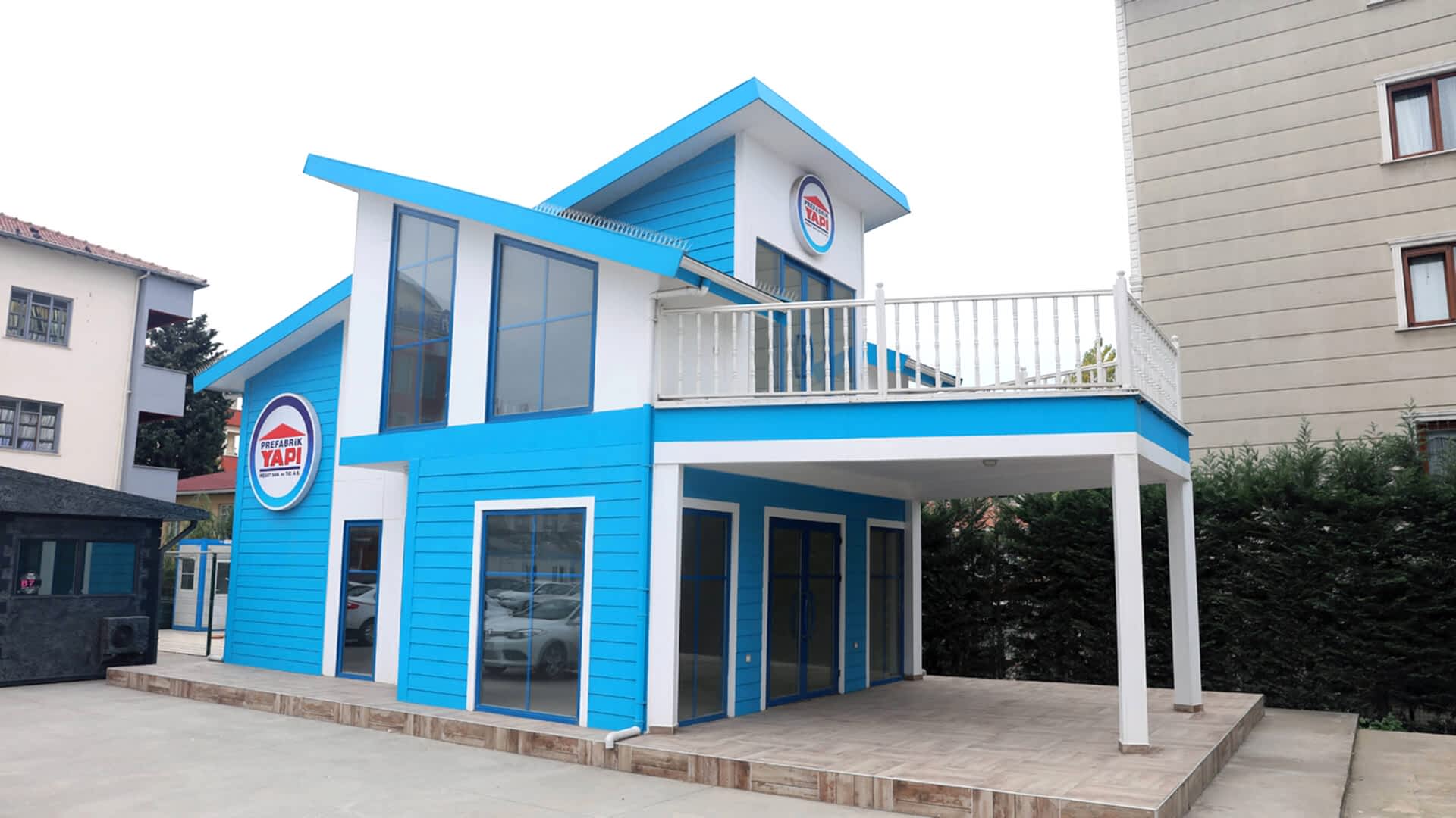 prefabrik dubleks ev